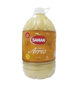 Aceite refinado de arroz Saman 5lt