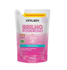 Acondicionador Vini Lady brillo poderoso sachet 200ml