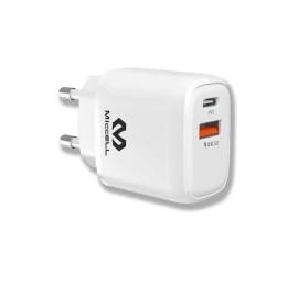 Adaptador de pared Miccell USB-C y USB-A 20W