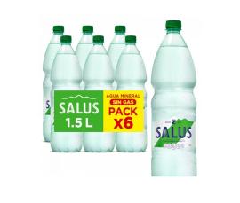 Agua Salus s/gas 6 bot x1.5lt