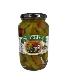 Ajíes catalanes Del Gaucho frasco 580gr