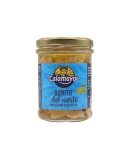 Atún bonito Calamayor en ac.oliva frasco 400gr