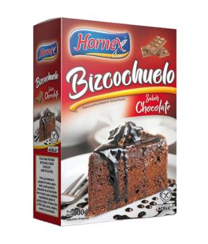 Bizcochuelo Hornex chocolate s/gluten 500gr