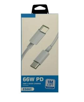 Cable doble entrada Tipo C 66WPD 1m