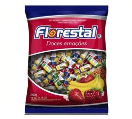 Caramelos Florestal mastic. frutal 250gr