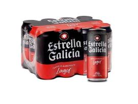 Cerveza Estrella Galicia 12 latas x473ml