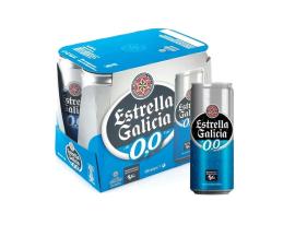 Cerveza Estrella Galicia s/alcohol 6 latas x330ml