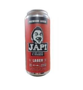Cerveza Japi premium lager lata 473ml