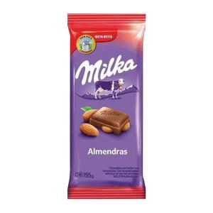 Chocolate Milka almendras 155gr