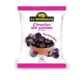 Ciruelas La Abundancia s/carozo desecadas 1kg