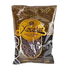 Cobertura chocolate Xocolat formato gotas 500gr