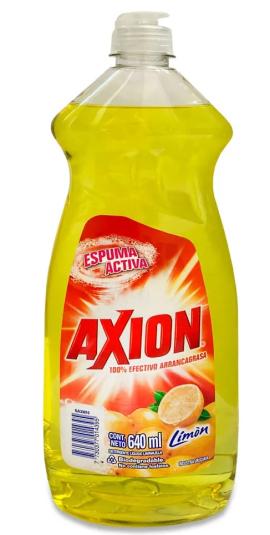 Detergente Axion limón 640ml