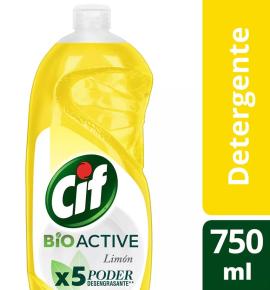 Detergente Cif Bio active gel limón 750ml