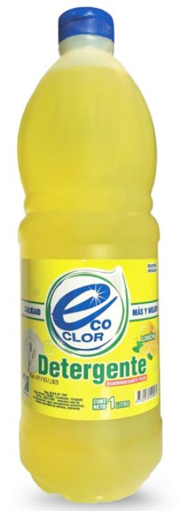 Detergente Ecoclor limón 1lt