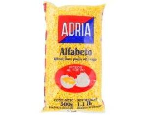 Fideos Adria huevo alfabeto 500gr