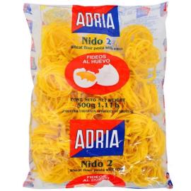 Fideos Adria huevo nido2 500gr