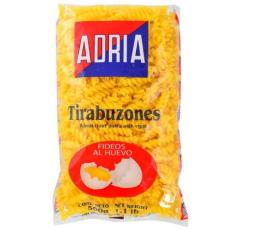 Fideos Adria huevo tirabuzón 500gr