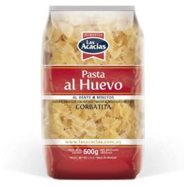 Fideos Las acacias huevo corbatita 500gr