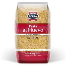 Fideos Las acacias huevo letrita 500gr
