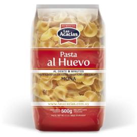Fideos Las acacias huevo moñas 500gr