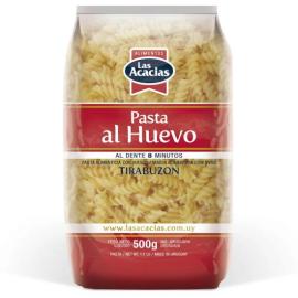 Fideos Las acacias huevo tirabuzón 500gr