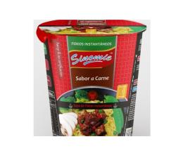 Fideos instant. Sinomie box carne 65gr