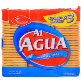Galletas al agua Famosa x3 420gr
