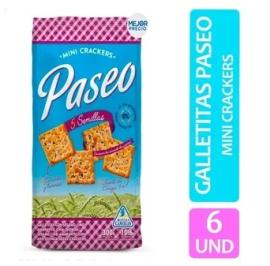 Galletas mini crackers Paseo 5 semillas 300gr
