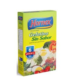 Gelatina Hornex s/sabor 6 sobres