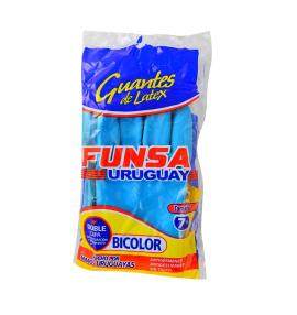 Guantes Funsa bicolor 7
