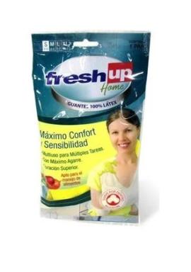 Guantes de látex Fresh UP talle S