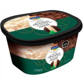 Helado Conaprole choco.Hol. y menta 2lt