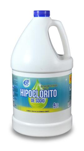 Hipoclorito de sodio Ecoclor ultraconc.4lt