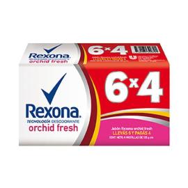 Jabón Rexona orchid fresh x6 125g c/u