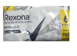 Jabón Rexona sensible x6 120gr c/u