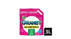 Jabón líquido Granby bicarbonato rosas 3lt