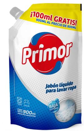 Jabón líquido Primor 900ml