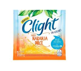 Jugo en polvo Clight naranja dulce 20un 7.5gr c/u
