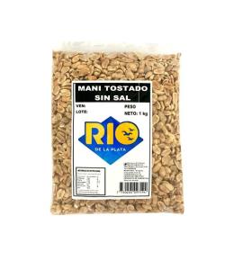 Maní tostado Rio de la Plata s/sal 1kg