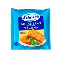 Milanesa vacuna Schneck 6unid.