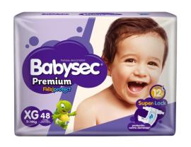 Pañales Babysec premium XG x48