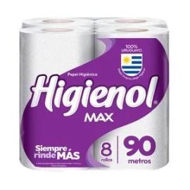 Papel Higiénico Higienol Max 8x90mt