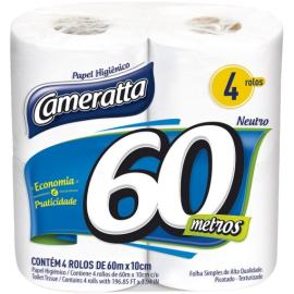 Papel higiénico Cameratta H.Simple 4un x60mt