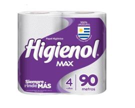 Papel higiénico Higienol Max 4x90mt