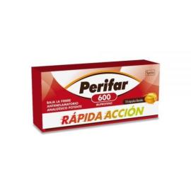 Perifar 600 rápida acción 10 cap.