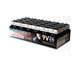 Pilas Euroenergy batería 9V x 24un
