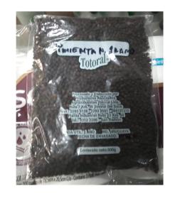 Pimienta negra en grano Totoral 500gr