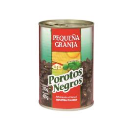 Porotos negros Pequeña Granja lata 400g