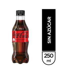 Refresco Coca Cola s/azúcar 6bot x250ml