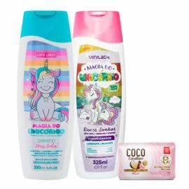 Shampoo Vini Lady p/niños +Acond. unicor. 325ml